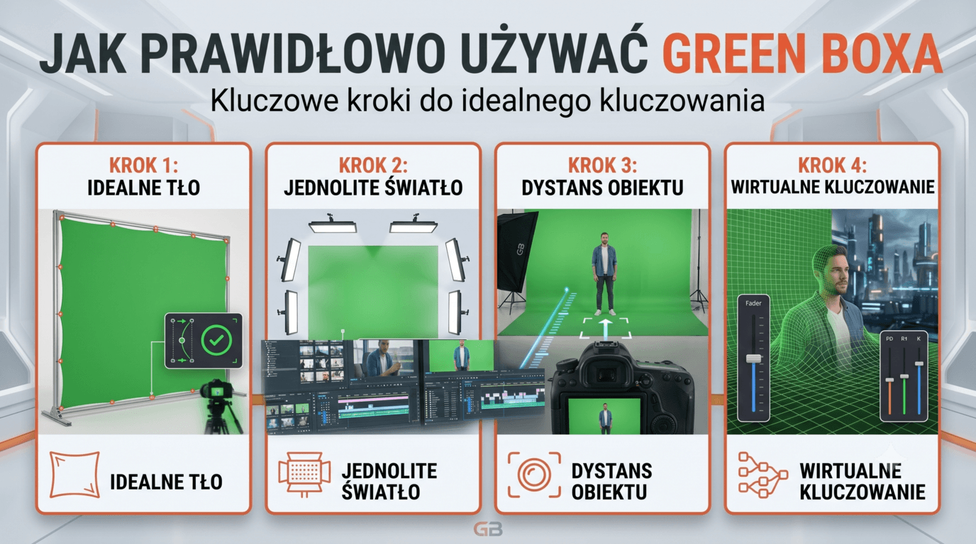 prawidlowe przygotowanie sesji nagraniowej w green boxie