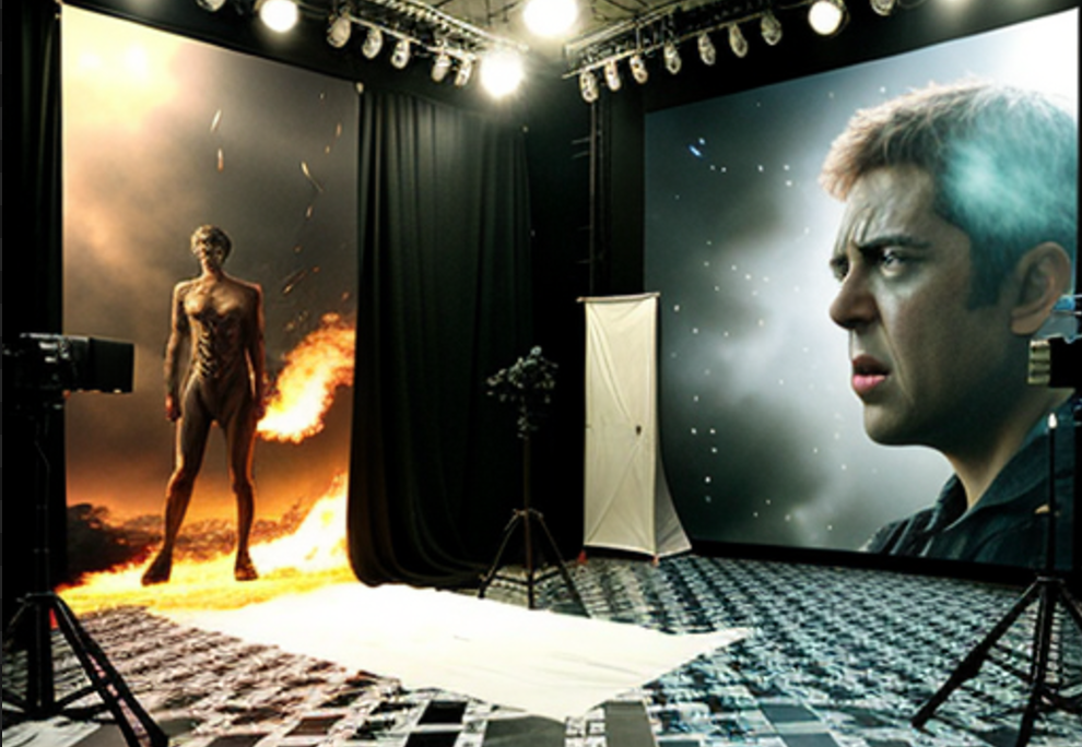 efekty specjalne w studiu filmowym